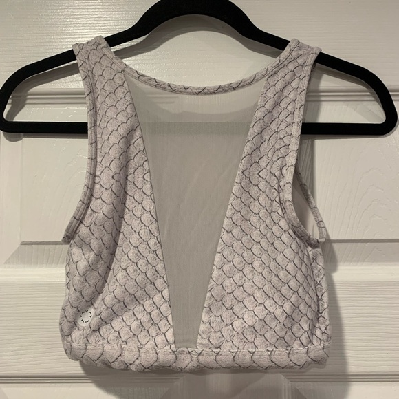 Varley Snakeskin Mesh Long Line Sports Bra - Picture 2 of 3